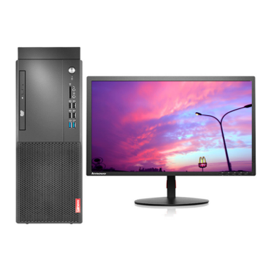 联想/LENOVO 启天M437-A449+ThinkVision TE22-14（21.45英寸） 主机+显示器/台式计算机