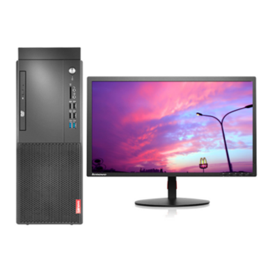 联想/LENOVO 启天M437-A449+ThinkVision TE22-14（21.45英寸）主机+显示器/台式计算机